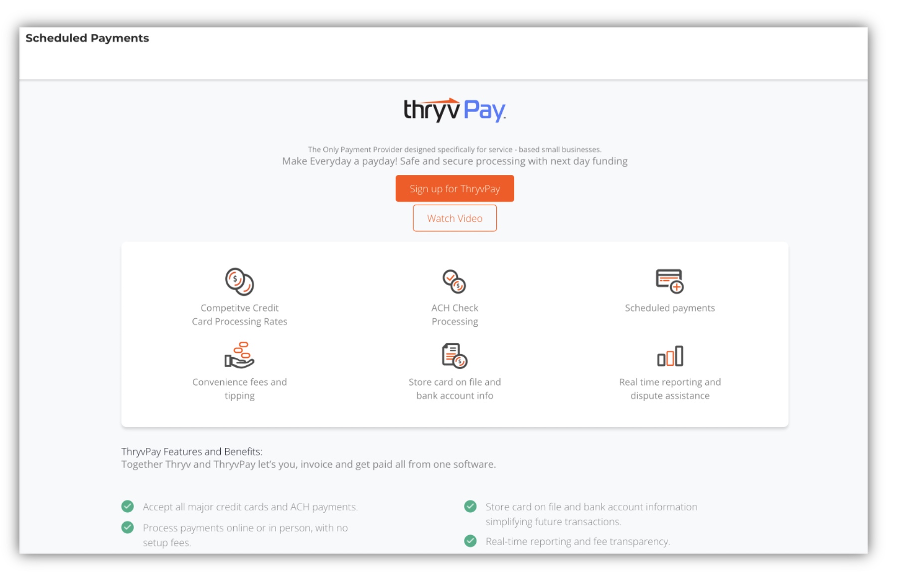 ThryvPay Devices - Setup Guide – Thryv