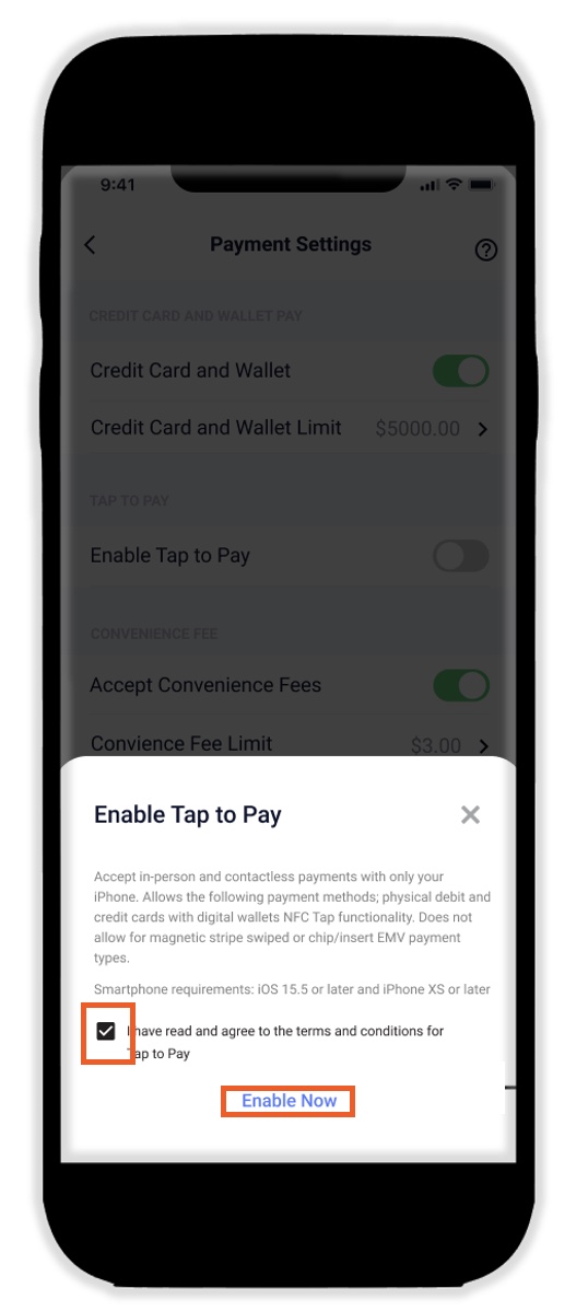 Set Up Tap to Pay Thryv