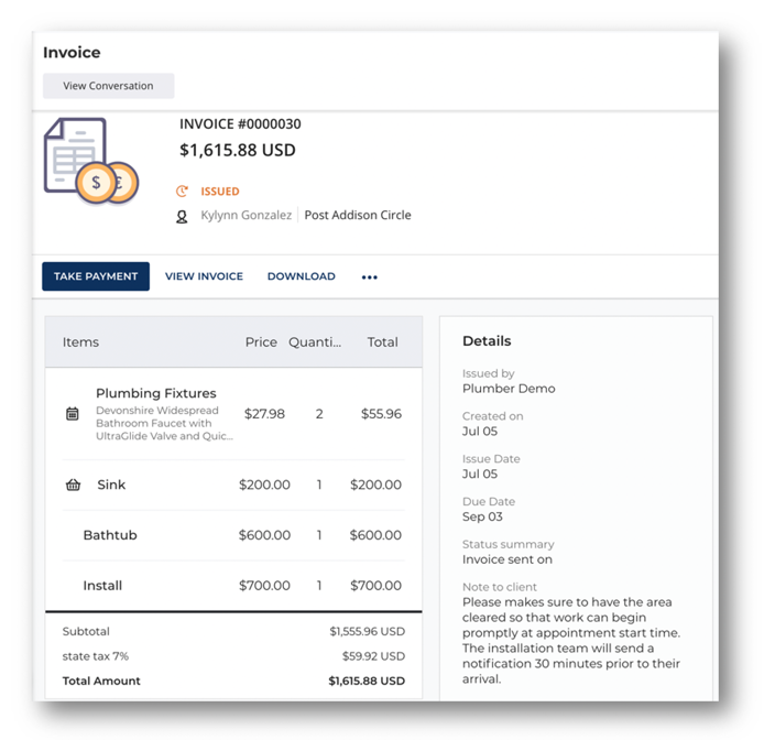 Create Invoices – Thryv