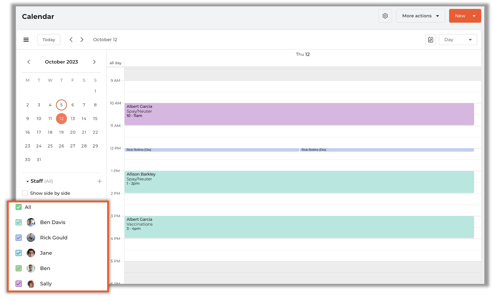 The System Notifications section of the Notification Settings screen in Thryv Business Center showing Payment, Scheduling, and Marketing notification rows with Mobile Push and In-App checkboxes.